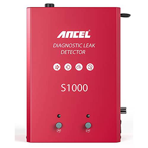 ANCEL S1000 자동차 Evap 스모크 머신, 누수 탐지기 에어 and 스모크 Dual-Modes, 12V 자동차 파이프 진공 누출 테스터 오토바이/ 자동차/ 트럭/ 보트