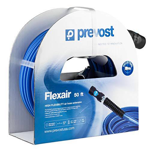 Prevost Flexair 1/ 4 x 50’ 에어 호스 Prevo S1 1/ 4 바디 산업용 커플러
