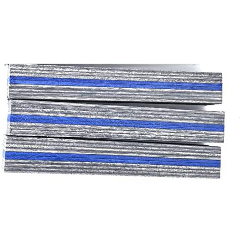 펜 키트 쇼핑센터 - 3 팩 Spectraply .75 x .75 x .5.25 우드 뒤집개 펜 공백 다양한,생생한 컬러 컬러 Dyed 자작나무 ( ThinBlueLine)