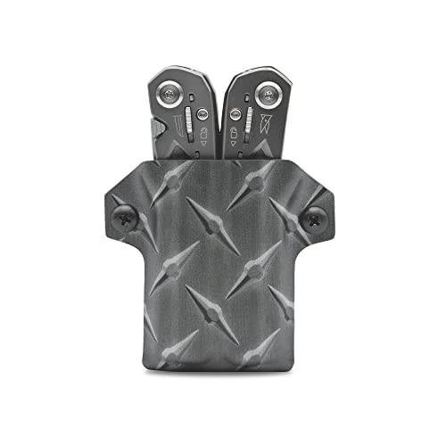 클립& Carry Kydex 다용도도구 칼집 Gerber 서스펜션 - Made in USA (Multi-tool not 포함) 멀티 툴 칼집 홀더 홀스터 (다이아몬드 플레이트)