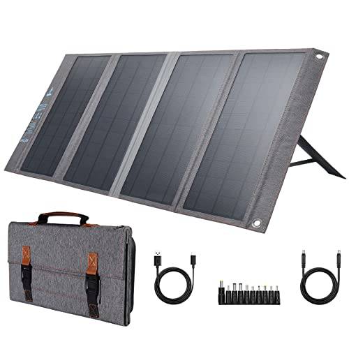 BigBlue 36W 태양광 판넬 충전기 DC(20V/ 1.6A), PD 20W USB-C and 고속충전 USB-A, IP54 방수, 휴대용 태양광 패널 캠핑, 호환가능한 아이폰, 갤럭시, 태블릿, 스몰 파워 스테이션