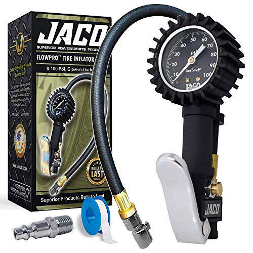 JACO FlowPro 타이어공기주입기 압력 게이지 - 100 PSI