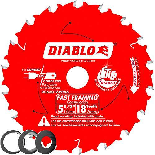 Freud-Diablo DB 5-1/ 2 X 18T 우드 CSB MB, D055018WMX