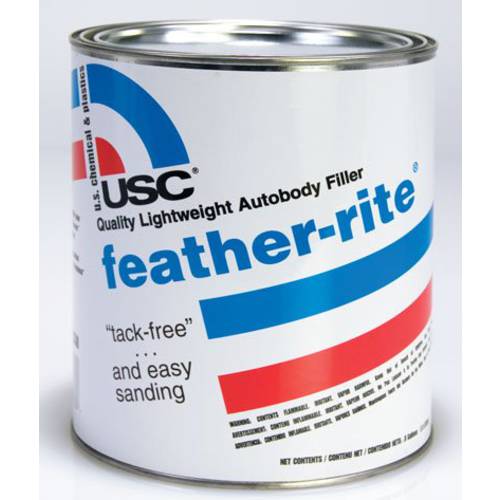 U. S. Chemical&  플라스틱 Feather-Rite 경량 Autobody 필러, 갤런 (USC-21330)