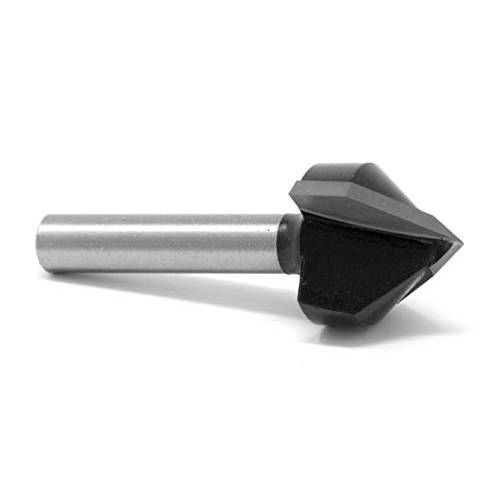 WEN RB304VG 3/ 4 in. V-Groove Carbide-Tipped 라우터비트 1/ 4 in. 생크