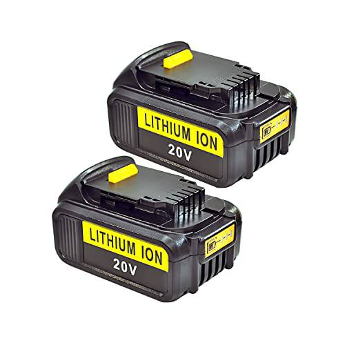 20V 5.0Ah 배터리 교체용 디월트 리튬 이온 DCB184 (2 팩)