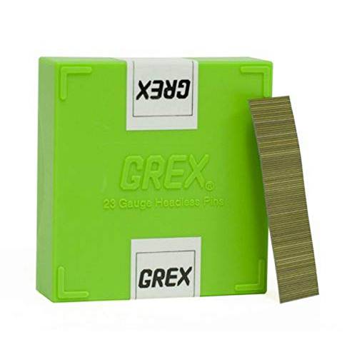 GREX P6/ 20L 23 게이지 3/ 4-Inch Length 헤드리스 핀 (10, 000 per 박스)