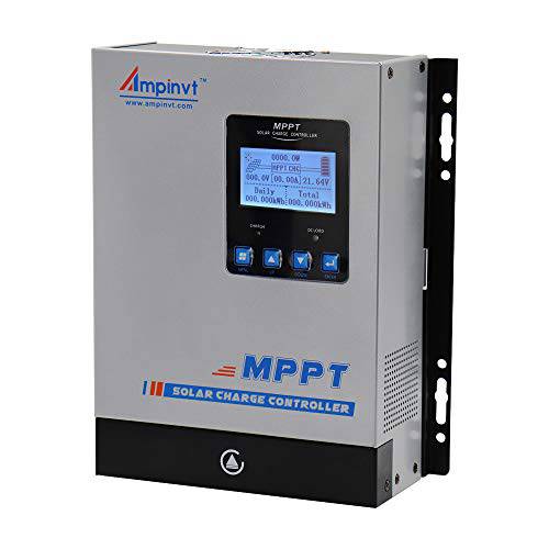 MPPT 60amp 태양광 충전 컨트롤러 12v 24v 36v 48v 오토 맥스 150V 태양광 패널 조절기 입력 호환  납산 리튬 젤 배터리