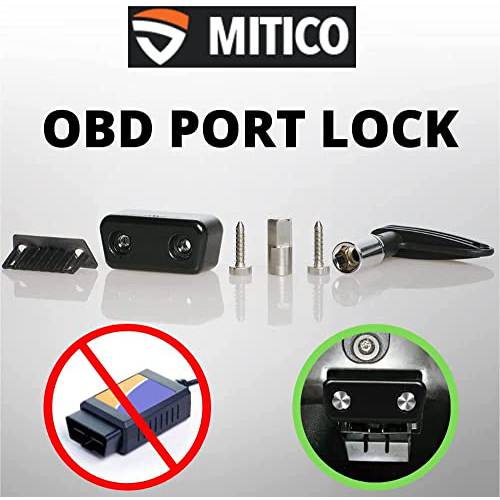 MITI OBD 보호 | 메탈 OBD2 포트 잠금 캡 | 자동차 Anti-Theft OBD 잠금 디바이스 | 모델 R