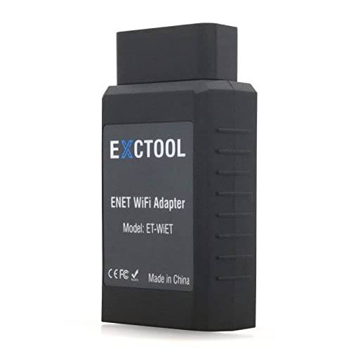 Exctool ENET 와이파이 어댑터 이더넷 to OBD2 진단&  코딩 툴 BMW F/ G/ I 시리즈 호환가능한 BimmerCode on iOS and 안드로이드