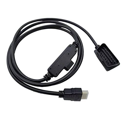 OBDII HDMI 어댑터 교체용 케이블 엣지 CS2 CTS2 CTS3 플러그 모니터 H00008000