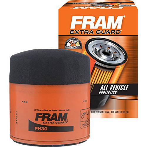 FRAM 엑스트라 가드 PH30, 10K 마일 체인지 Interval Spin-On 오일 필터