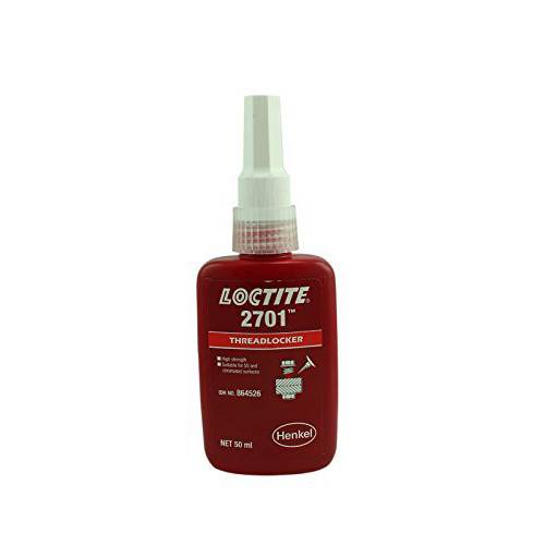 정품 Henkel Loctite 2701 최고 강화 - Threadlocking 접착 - 50 ML