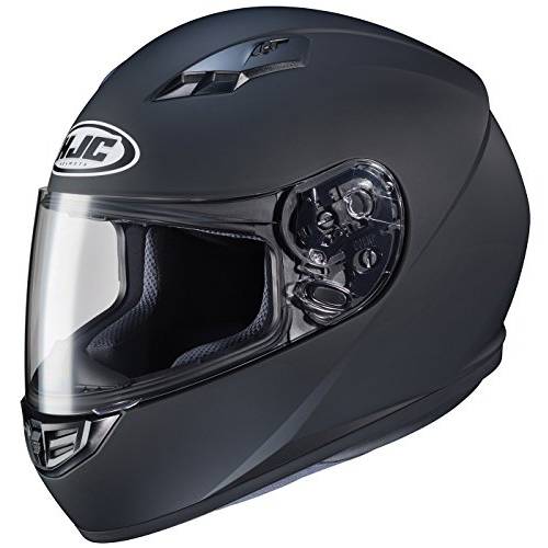 HJC Helmets CS-R3 Unisex-Adult 풀 페이스 매트 오토바이 헬멧 (매트 블랙, 스몰)