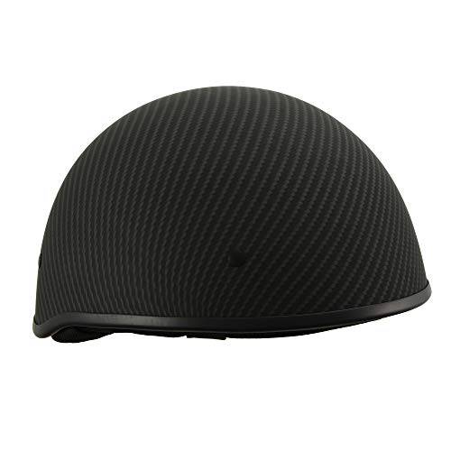 Milwaukee Performance Helmets Men’s 사이즈 1/2,하프 헬멧 (매트 블랙, Xs)