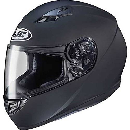 HJC 솔리드 성인 CS-R3 스트리트 오토바이 헬멧 - 매트 블랙/ X-Small