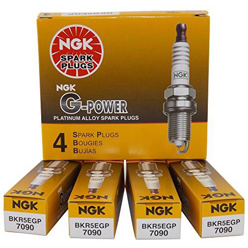 NGK 7090 BKR5EGP G-Power 스파크 플러그 팩 4
