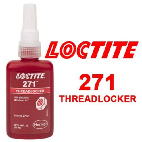 Loctite 271 나사고정제 하이 강화 - 레드 리퀴드 50 ml 병 적용가능한 라지 고정장치