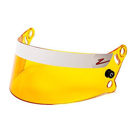 Zamp Men’s Full-Face-Helmet-Style Z-20 Series 노란색 쉴드 (노란색, 미디엄)