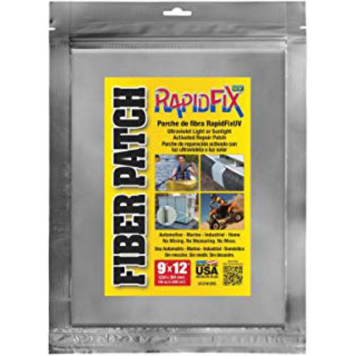 RapidFix UV 파이버 수리 패치 9x 12, 6121912ES