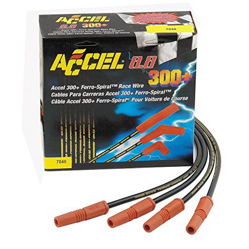 ACCEL 7040 8.8mm 300+ RACE 와이어 범용 호환 세트 - 블랙