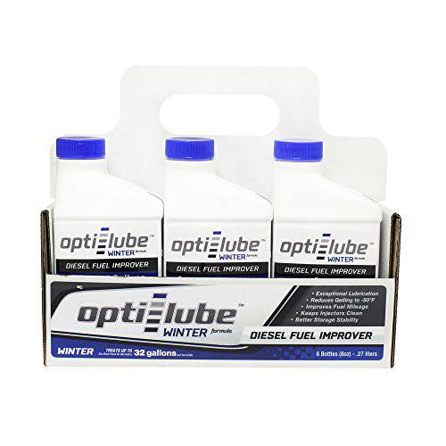Opti-Lube  겨울 공식 Anti-Gel 디젤 연료 Additive: 8oz 6 팩 트리트먼트 up to 32 갤런 per 8 oz 병