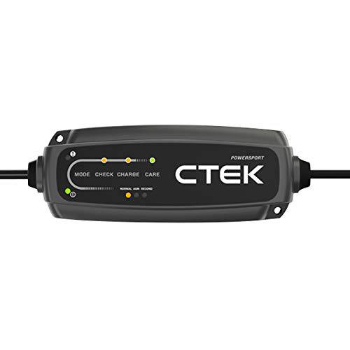 CTEK (40-339 CT5 파워스포츠 - 12V 배터리 충전기, Wet, CA/ CA, MF, AGM, 젤, LiFePO4