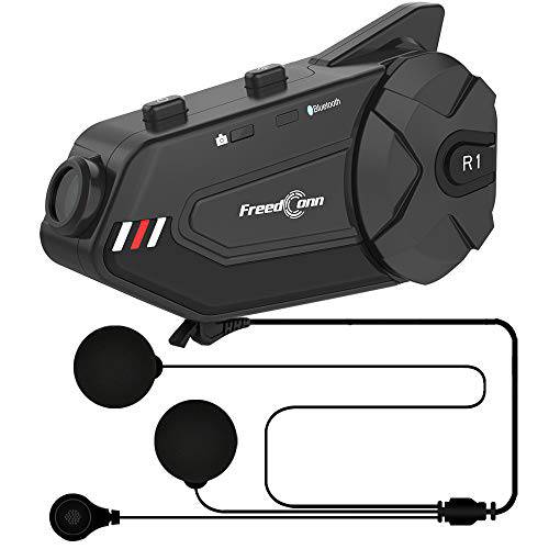 ILM  오토바이 커뮤니케이션 시스템 HD 카메라 6 라이더 Group 선내통화장치 Moto Casco 헬멧 블루투스 헤드폰,헤드셋 소프트 Cabel 마이크 스피커 크로스 모터 자전거 스키타기 (소프트 케이블 마이크)