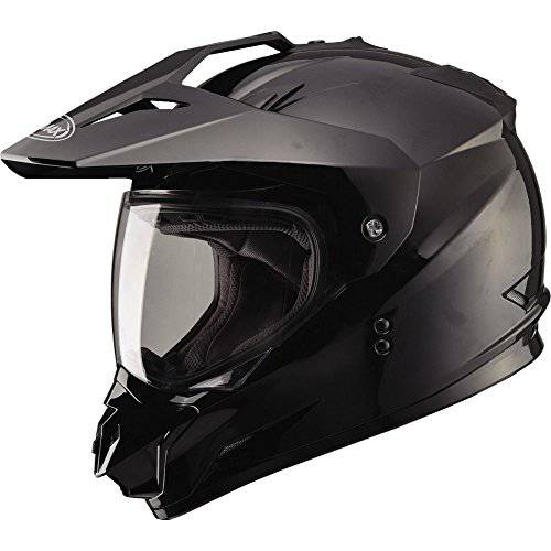 GMAX GM11 D/ S 솔리드 Men’s 크로스 오토바이 헬멧 - 블랙/ X-Large