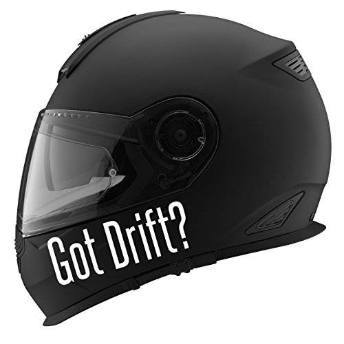 Got Drift 오토 차량용 레이싱 오토바이 헬멧 데칼 - 5 - 화이트