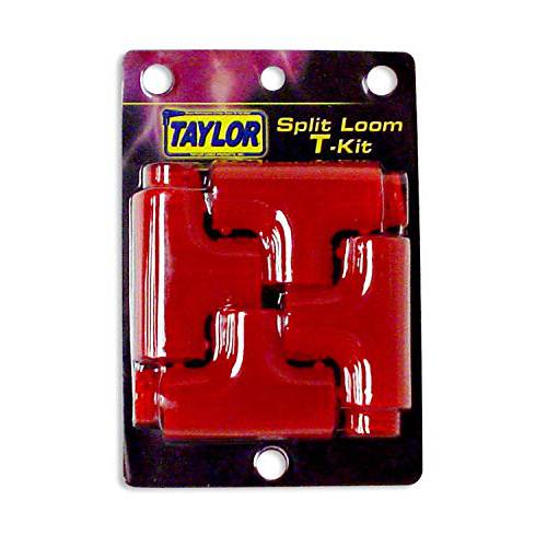 Taylor Cable 39120 스플릿 Tee 어댑터 키트 레드, 1 팩