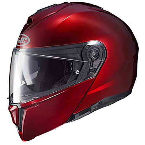 HJC Unisex-Adult Flip-Up i90 모듈식 헬멧 (와인, 5X)