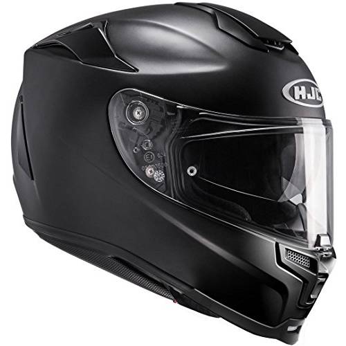 HJC RPHA 70 ST 남성용 Full-Face 스트리트 오토바이 헬멧 - 실버/ 플랫 블랙/ 라지
