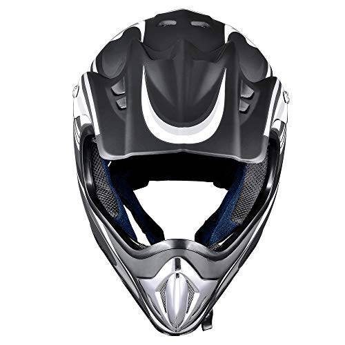 AHR H-VEN20 도트 성인 풀 페이스 크로스 헬멧 오프로드 먼지 자전거 오토바이 ATV XL