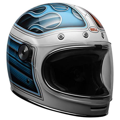 벨 Bullitt SE Full-Face 헬멧 (바라쿠다 광택 화이트/ 레드/ 블루 - 스몰)