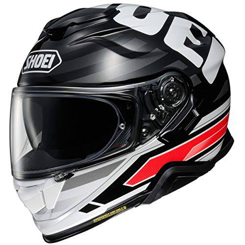 Shoei 블랙/ 화이트/ 레드 Sz M Shoei GT-Air II 인시그니아 풀 페이스 헬멧