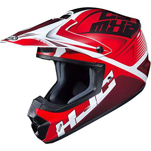 HJC 헬멧S CS-MX 2 헬멧 - Ellusion (라지) (레드/ 화이트)