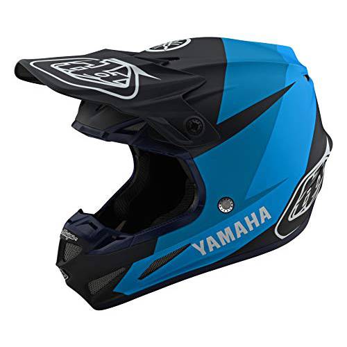 Troy Lee 디자인 성인 | 오프로드 | 크로스 | SE4 야마하 L4 컴포지트, Composite 헬멧 (네이비/ 블루, XL)