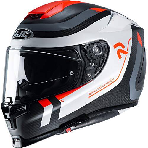 HJC 헬멧S RPHA 70 ST 카본 헬멧 - Reple (라지) (화이트/ 레드)