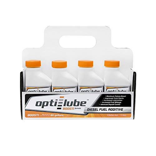 Opti-Lube 부스트 공식 디젤 연료 Additive: 4oz 8 팩 트리트먼트 up to 80 갤런 per 4oz 병