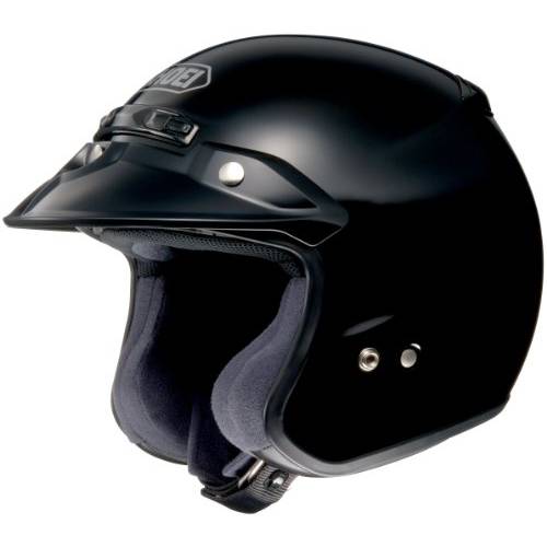 쇼에이 RJ Platinum-R 솔리드 헬멧 (블랙, X-Small)