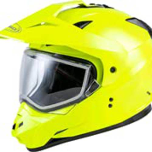GMAX GM-11S Dual-Sport, Full-Face 스노우 헬멧, DOT-Approved (HI-VIS)