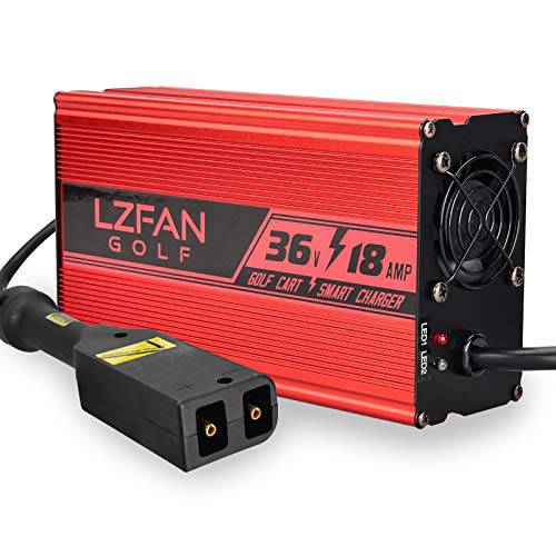 LZFAN 에즈고 TXT 배터리 충전기 36 볼트 골프 카트 -D 스타일 플러그 (36V-18AMP)