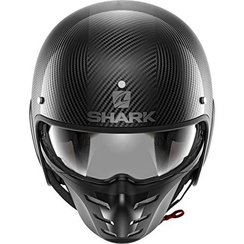 Shark Unisex-Adult 풀 페이스 S DRAK 2 Skin-Carbon/ 실버/ Black-XL. (멀티