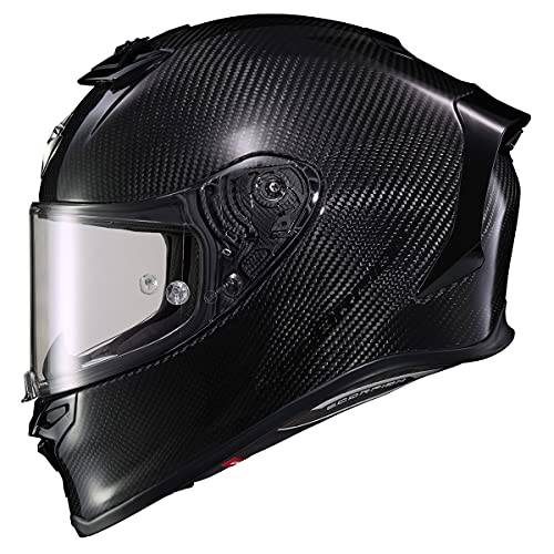 EXO-R1 에어 카본 헬멧 (광택 블랙, 라지)