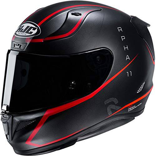 HJC 헬멧S RPHA 11 프로 헬멧 - Jarban (라지) (블랙/ 레드)