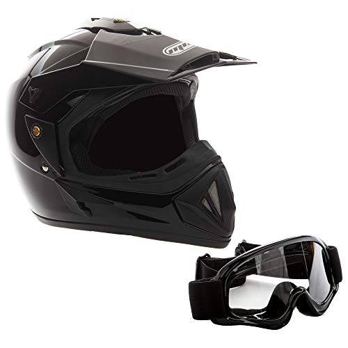 MMG 성인 오토바이 오프로드 헬멧 도트 - MX ATV 먼지 자전거 크로스 UTV - 고글