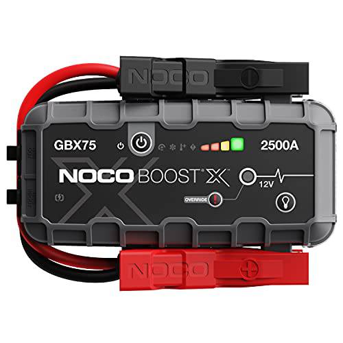NOCO 부스트 X GBX75 2500A 12V UltraSafe 휴대용 리튬 점프 스타터, 자동차 배터리 부스터 팩, USB-C 파워뱅크 충전기, And 점퍼 케이블 Up To 8.5-Liter 가스 And 6.5-Liter 디젤 엔진