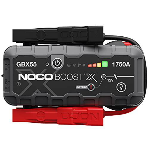 NOCO 부스트 X GBX55 1750A 12V UltraSafe 휴대용 리튬 점프 스타터, 자동차 배터리 부스터 팩, USB-C 파워뱅크 충전기, And 점퍼 케이블 Up To 7.5-Liter 가스 And 5.0-Liter 디젤 엔진