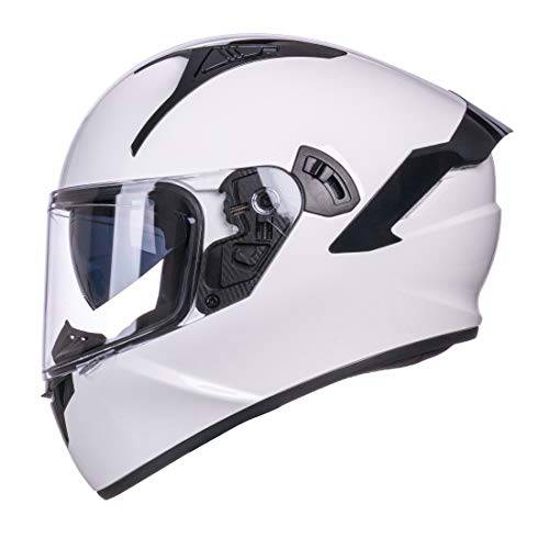 VCOROS X9 풀 페이스 오토바이 헬멧 이너 썬바이저, 햇빛가리개 and 블루투스 스페이스 도트인증 모터바이크 Casco Moto 스트리트 자전거 레이싱 헬멧